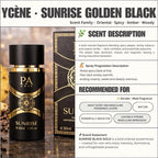 (TODAY SPECIAL) SUNRISE GOLDEN BLACK - Ycène SUNRISE Collection 30ML Luxurious Male EDP Lelaki Perfume with 5-8 Hours Long Lasting Fragrance with dupe perfume Scents
