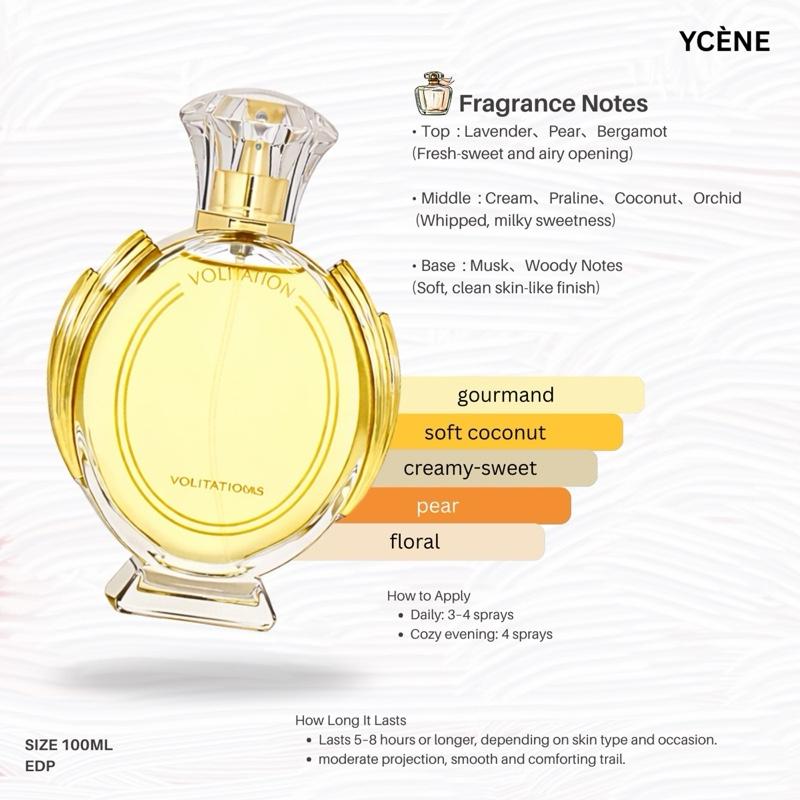 GOLDEN BLOOM - Ycène Volitation Collection Luxurious Female EDP Perempuan Perfume with 5-8 Hours Long Lasting Fragrance with dupe perfume Scents