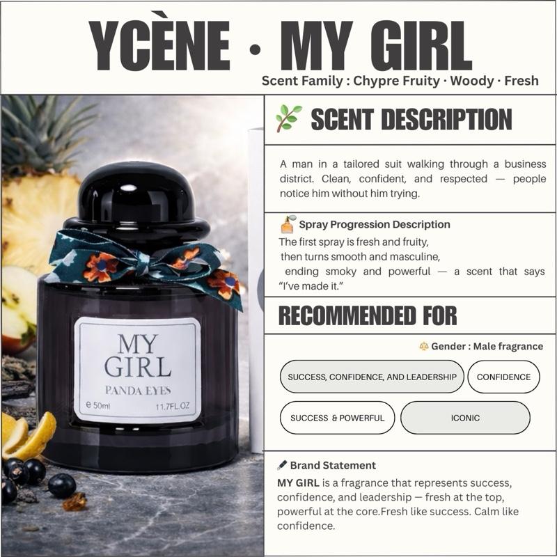 MYGIRL perfume laki - Ycene Luxurious Male EDP Perfume with 5-8 Hours Long Lasting Fragrance with dupe perfume Scents