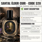 (TODAY SPECIAL) SANTAL ELIXIR CUIR [code328] - Ycène Collection Luxurious Male Extrait De Parfum 30% PATI Perfume with 6-8 Hours Long Lasting Fragrance with dupe perfume Scents