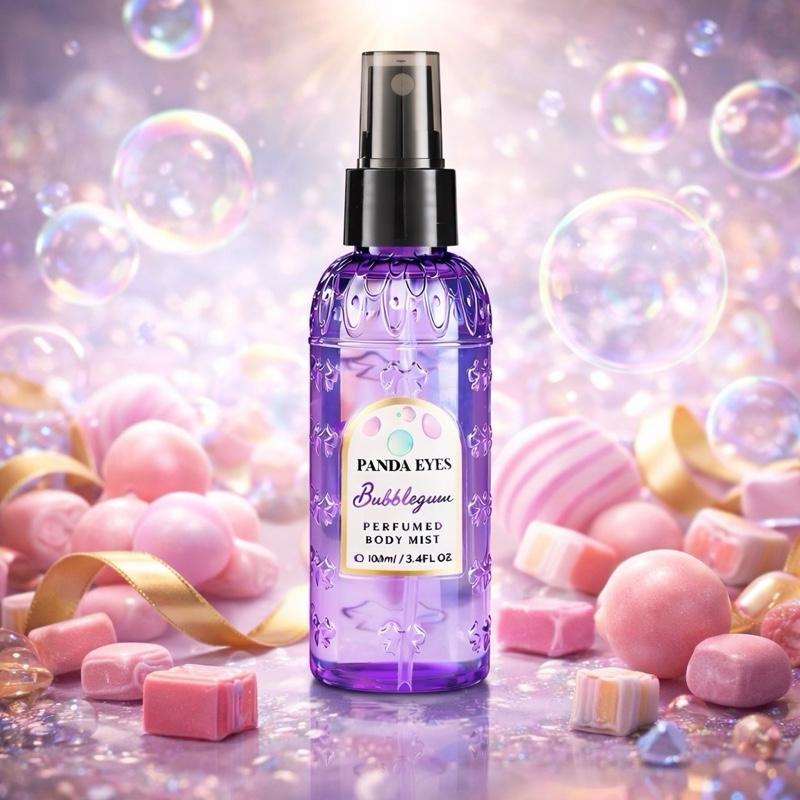 100ML BUBBLEGUM - Ycene PANDAEYES Semburan Badan Wangi EDP 100ML untuk Unisex Lelaki dan Perempuan Tahan Lama, Long-lasting Unisex Men and Women Body Mist Fragrance