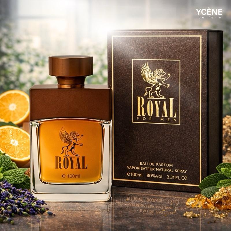 (TODAY SPECIAL) ROYAL LION BROWN - Ycène ROYAL LION Collection Luxurious Male EDP Lelaki Perfume with 5-8 Hours Long Lasting Fragrance with dupe perfume Scents