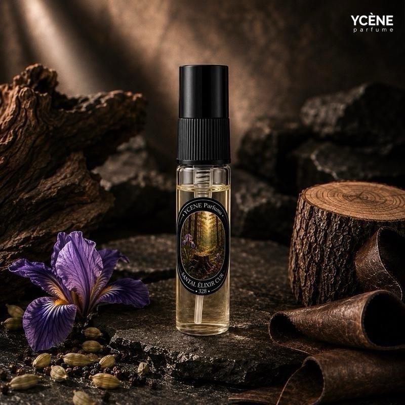 (TODAY SPECIAL) SANTAL ELIXIR CUIR [code328] - Ycène Collection Luxurious Male Extrait De Parfum 30% PATI Perfume with 6-8 Hours Long Lasting Fragrance with dupe perfume Scents
