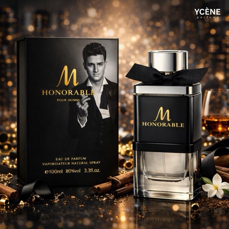 (TODAY SPECIAL) HONORABLE SILVER - YCÈNE HONORABLE Collection 100ML Luxurious Male EDP Lelaki Perfume with 5-8 Hours Long Lasting Fragrance with dupe perfume Scents