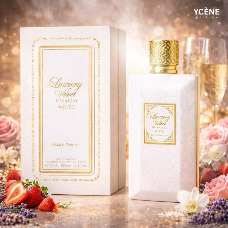 LUXURY VELVET IVORY - Ycène VELVET Collection Luxurious Female EDP Perempuan Perfume with 5-8 Hours Long Lasting Fragrance with dupe perfume Scents SELLION