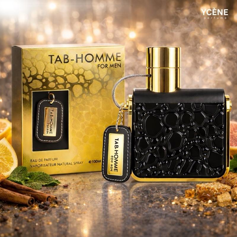 (TODAY SPECIAL) GOLD TAB-HOMME - Ycène TAB Collection Luxurious Male EDP Lelaki Perfume with 5-8 Hours Long Lasting Fragrance with dupe perfume Scents