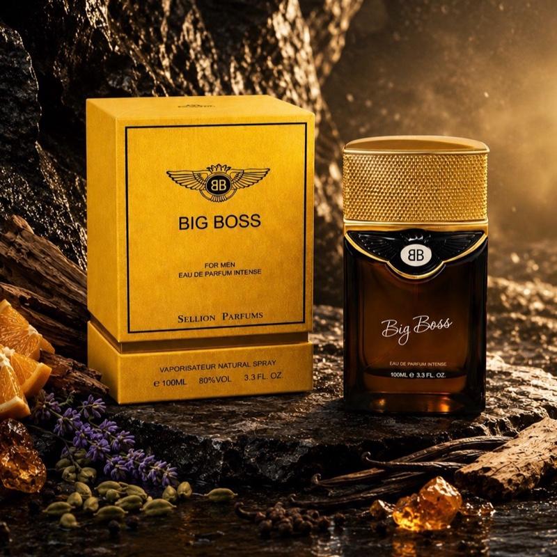 (NEW) BOSS GOLD - Ycene BIGBOSS Collection Luxurious Male EDP Perfume with 8-Hours Long Lasting Fragrance with dupe perfume Scents