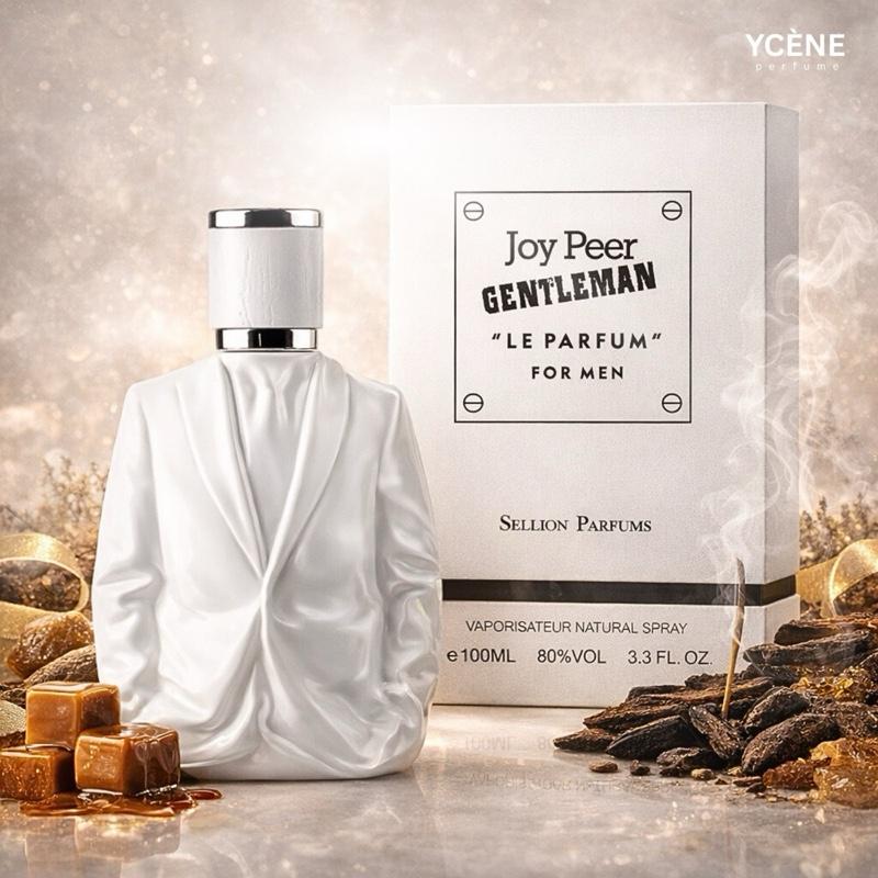 (TODAY SPECIAL) JOYPEER GENTLE WHITE- Ycène JOY PEER Collection Luxurious Male EDP Lelaki Perfume with 5-8 Hours Long Lasting Fragrance with dupe perfume Scents SELLION