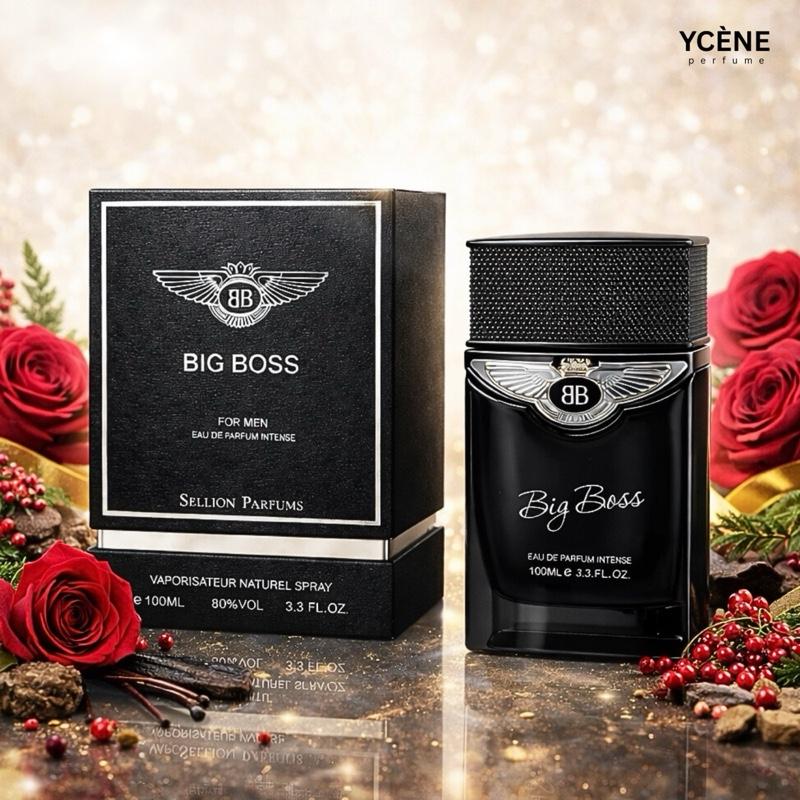 (TODAY SPECIAL) BIGBOSS BOSS NOIR- Ycène BIGBOSS Collection Luxurious Male EDP Lelaki Perfume with 5-8 Hours Long Lasting Fragrance with dupe perfume Scents SELLION