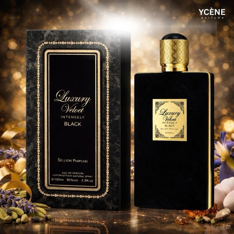 (TODAY SPECIAL) LUXURY VELVET GOLDEN BLACK - YCÈNE VELVET Collection 100ML Luxurious Male EDP Lelaki Perfume with 5-8 Hours Long Lasting Fragrance with dupe perfume Scents