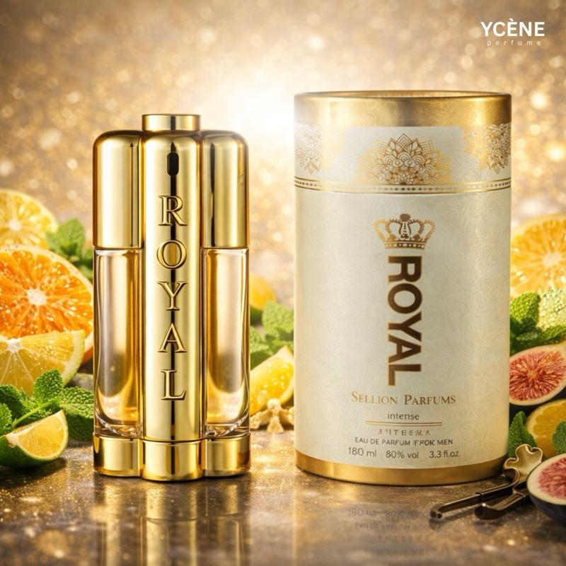 ROYAL GOLD - Ycene ROYAL Collection Luxurious Male EDP Luxury Quality Perfume with 5-8 Hours Long Lasting Fragrance with dupe perfume Scents