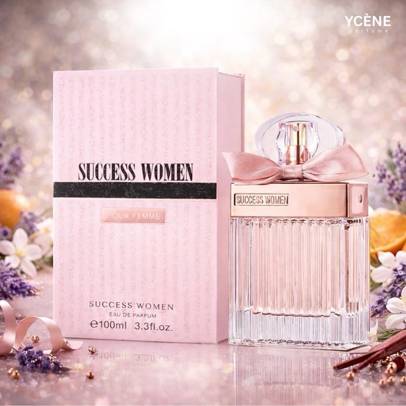 Pink Success Women  - YCÈNE SUCCESS Collection Luxurious 100ML Female EDP Perempuan Perfume with 5-8Hours Long Lasting Fragrance with dupe perfume Scents