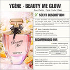 BEAUTY ME GLOW - YCÈNE BEAUTY ME Collection 100Ml Luxurious Female EDP Luxury Quality Perempuan Perfume with 5-8 Hours Long Lasting Fragrance with dupe perfume Scents SELLION